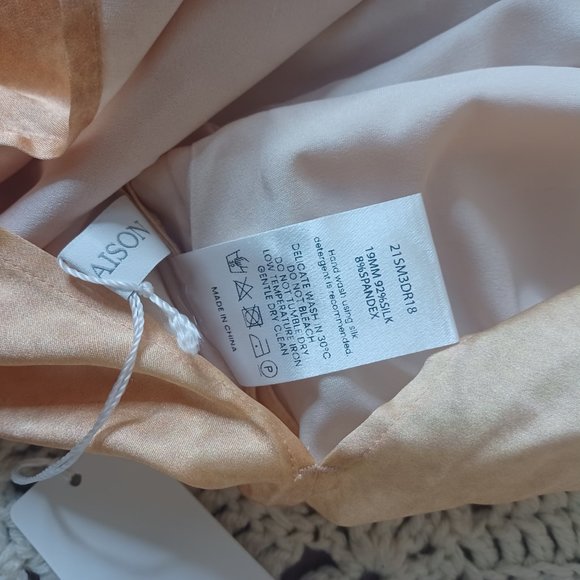 silk maison belly dress - Picture 5 of 6